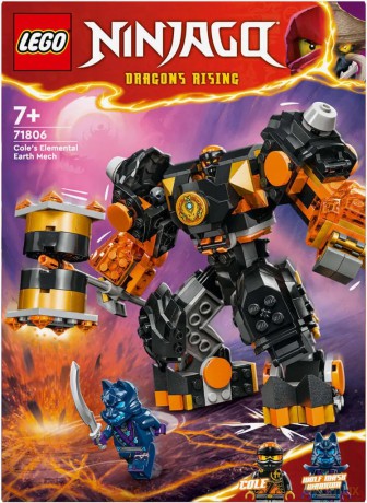 LEGO Ninjago Mech żywiołu ziemi Cole'a (71806) [KLOCKI]