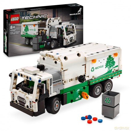 LEGO Technic Śmieciarka Mack LR Electric (42167) [KLOCKI]