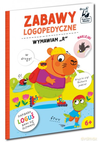 Wymawiam "r". Kapitan Nauka. Zabawy logopedyczne. Kapibara Loguś [KSIĄŻKA]