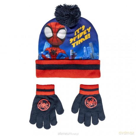 Czapka + rękawiczki - Spidey