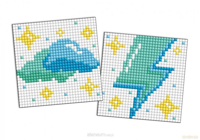 Diamentowa mozaika na magnes - LOL Chmura 9x9 cm