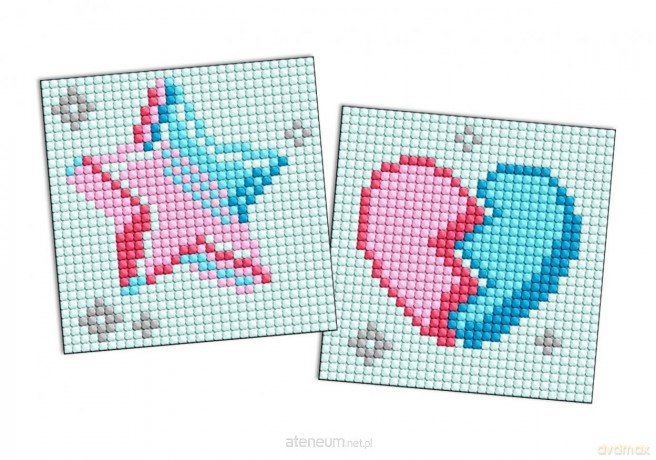 Diamentowa mozaika na magnes - LOL Gwiazda 9x9 cm