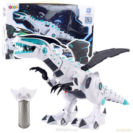 Dinozaur robot R/C światło i dźwięk biały