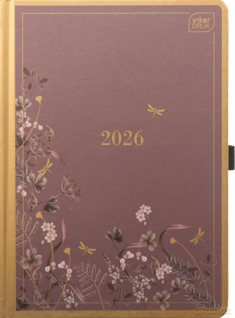 Kalendarz 2026 książkowy A5/384K Metallic Satin [KALENDARZ]