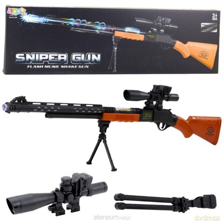 Karabin snajperski AK-528 celownik, statyw