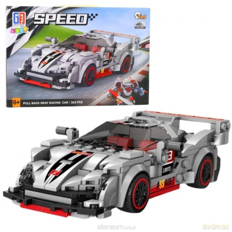 Klocki konstrukcyjne Auto sportowe robot 2w1 363el [KLOCKI]