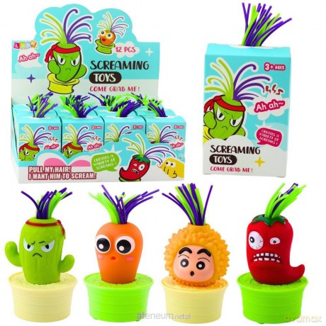 Krzyczące warzywa figurki interaktywne MIX