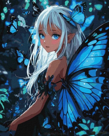 Malowanie po numerach - Magiczne motyle 40x50 cm