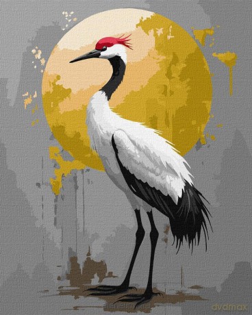Malowanie po numerach - Złota egzotyka 40x50 cm