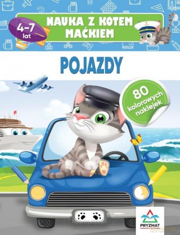 Nauka z kotem Maćkiem. Pojazdy - Hristo Dimitrov [KSIĄZKA]