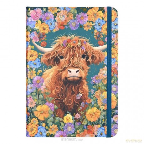 Notatnik Mini Krowa Highland