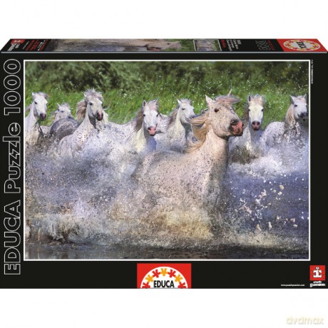 Educa 1000 El. Stado Białych Koni [PUZZLE]