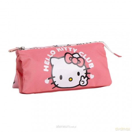 Piórnik 3 komorowy Hello Kitty