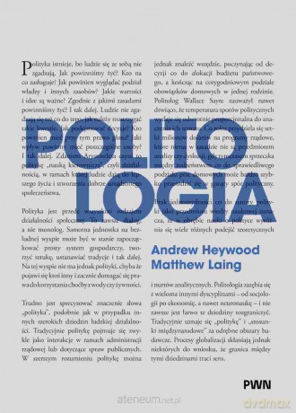 Politologia - Andrew Heywood, Matthew Laing [KSIĄZKA]