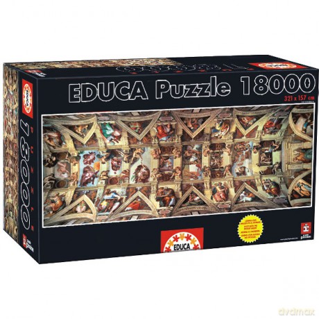 Educa 18000 El. Kaplica Sykstyńska [PUZZLE]