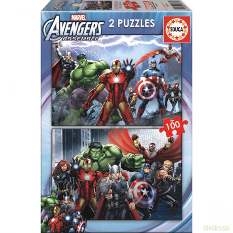 Educa 2x100 El. Avengers [PUZZLE]