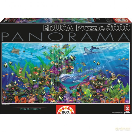 Educa 3000 el. Rafa Delfinów [PUZZLE]