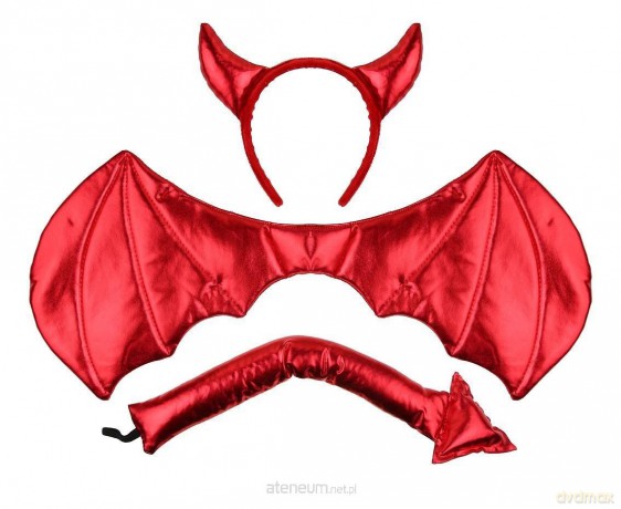 Zestaw czerwony diabełek