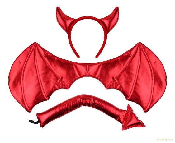 Zestaw czerwony diabełek