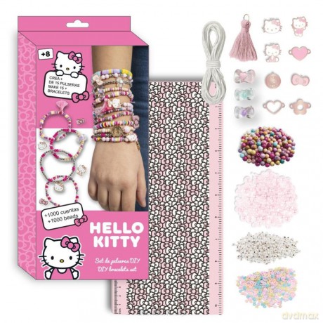 Zestaw do robienia bransoletek - Hello Kitty