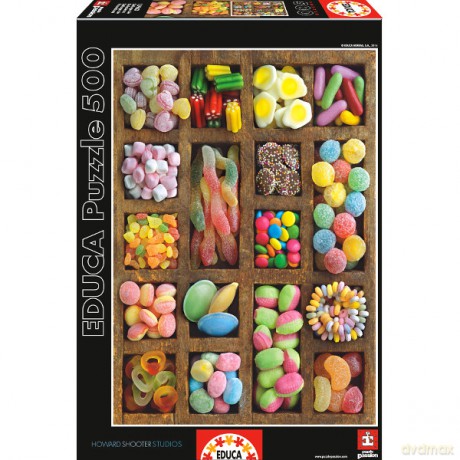 Educa 500 El. Collage De Golosinas [PUZZLE]