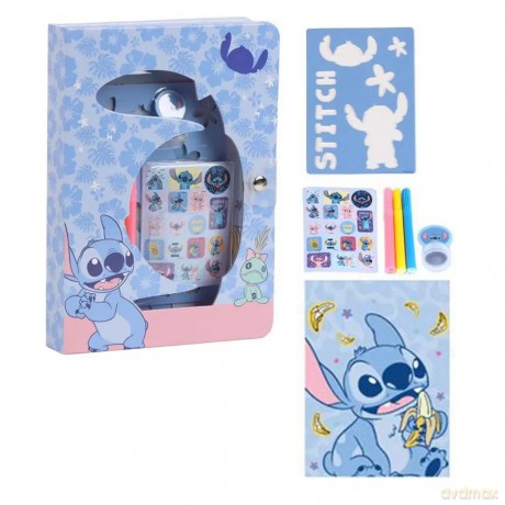 Zestaw z kolorowankami Stitch