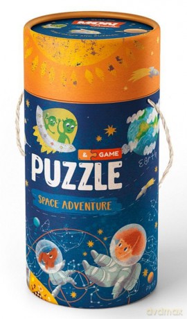 Dodo Puzzle Dwustronne Kosmiczna Przygoda 40El Cz
