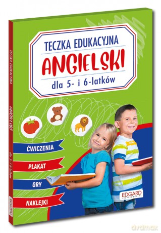 Angielski. Teczka edukacyjna. Dla 5 i 6-latków [KSIĄŻKA]