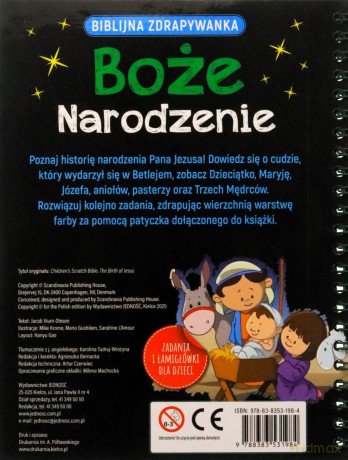 Biblijna zdrapywanka. Boże Narodzenie - Jacob Vium-Olesen [KSIĄŻKA]