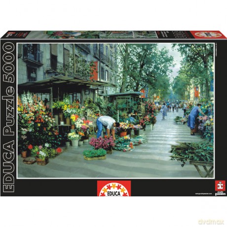 Educa 5000 El. La Ramblas W Barcelonie [PUZZLE]