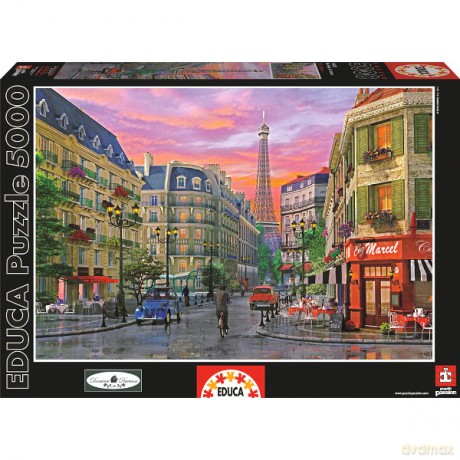 Educa 5000 El. Ulica Paryża, D. Davison [PUZZLE]