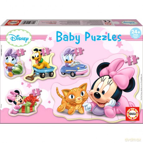 Educa Baby Puzzle Mała Minnie (Myszka Mini) Disney [PUZZLE]