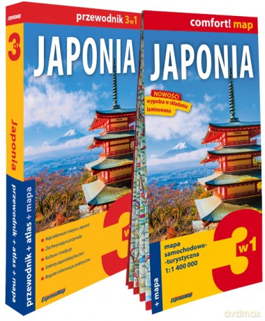 Japonia Zestaw Przewodnikowy 3w1 - Urszula Styczek-Boyede [KSIĄŻKA]