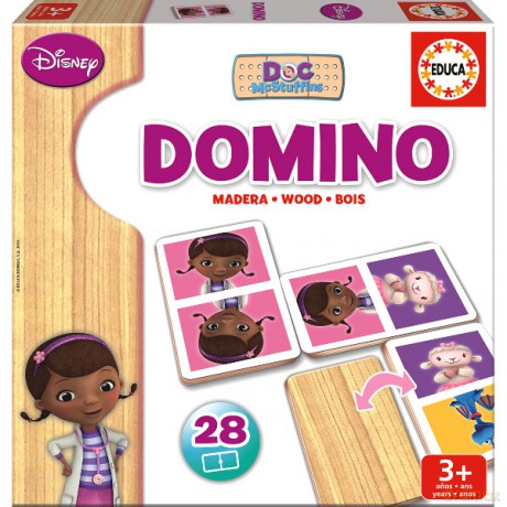 Educa Domino Drewniane, Klinika Pluszakó [GRA]