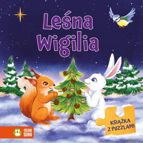 Leśna Wigilia. Książka z puzzlami [KSIĄŻKA]