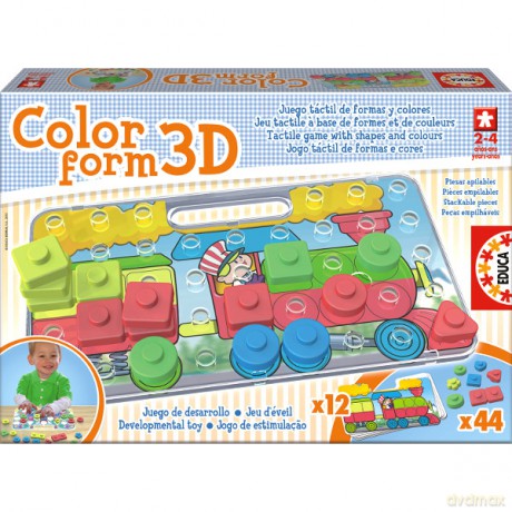 Educa Gra Kolorowe Kształty 3d [GRA]