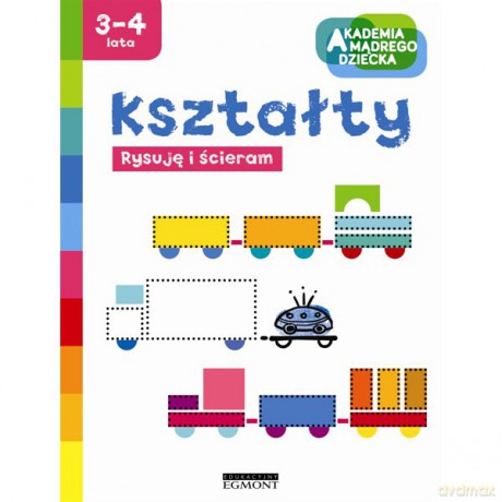 Egmont Książka Kształty, Akademia Mądreg [KSIĄŻKA]