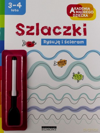 Egmont Książka Szlaczki, Akademia Mądre [KSIĄŻKA]