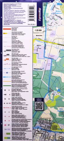 Warszawa plan miasta 1:29 000 laminat [KSIĄŻKA]