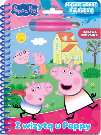 Z wizytą u Peppy. Świnka Peppa. Wielkie wodne malowanie [KSIĄŻKA]