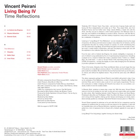 Vincent Peirani: Living Being IV [Winyl]