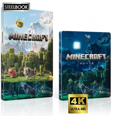 A Minecraft Movie - Steelbook 4K Ultra HD Night Scene with slipsleeve [Blu-Ray 4K]