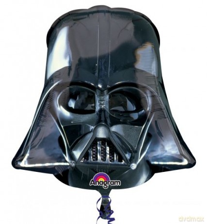 Foliový balónek - Star Wars - hlava Darth Vader 63x72cm