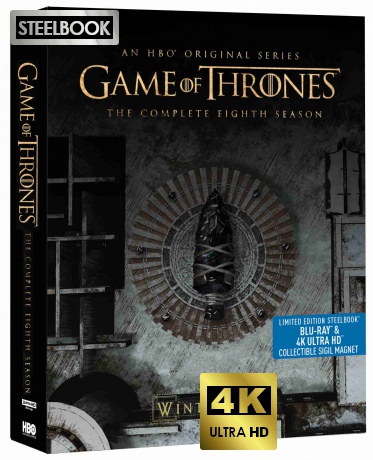 Gra o Tron Seria 8 - 4K UHD Blu-ray (6BD) Steelbook [Blu-Ray 4K]