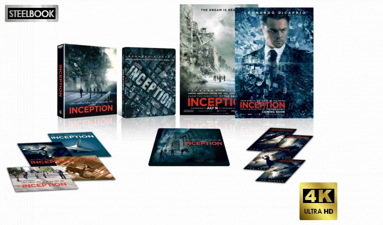 Incepcja - Wydanie kolekcjonerskie 4K Ultra HD + BD bonus disk Steelbook [Blu-Ray 4K]