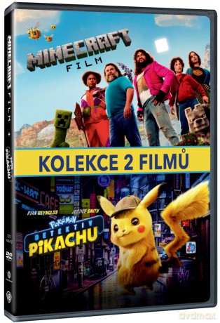 Minecraft: Film + Pokémon: Detektyw Pikachu kolekcja [DVD]