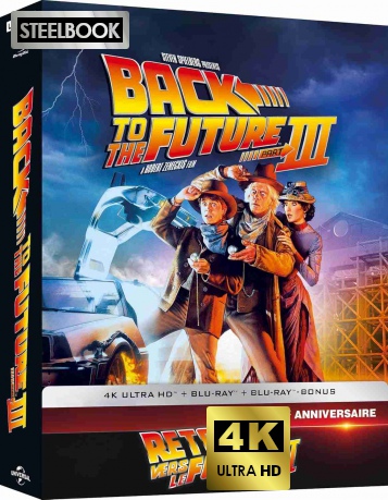 Powrót do przyszłości 3 - 4K UHD Blu-ray Lim. Collectors Ed. Steelbook (FR ver.) [Blu-Ray 4K]