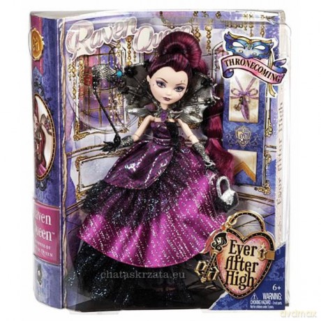 MATTEL Ever After Lalka High Koronacja Raven Queen [ZABAWKA]