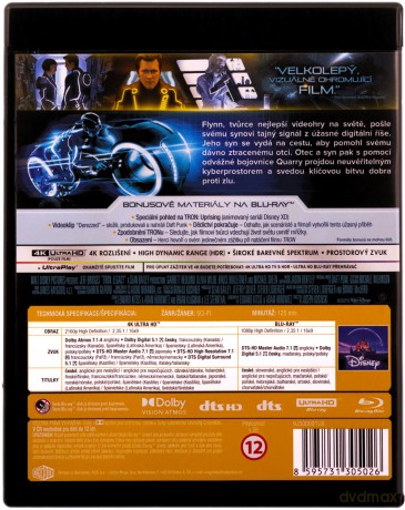 TRON: Legacy (Tron: Dziedzictwo) [Blu-Ray 4K]