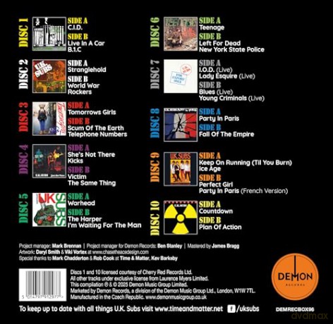 Uk Subs: 1978-1981 Singles (Coloured) [Winyl]